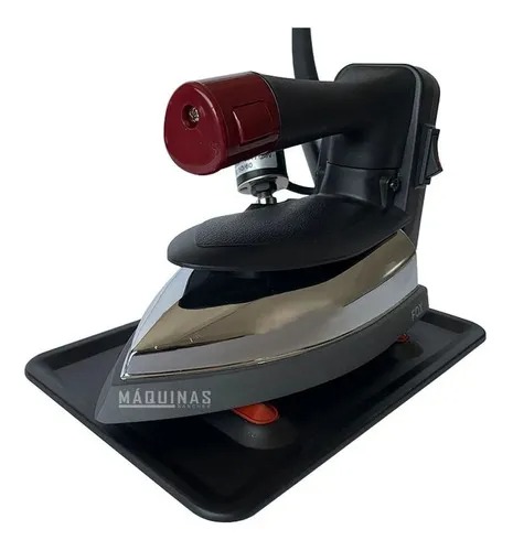 Ferro De Passar A Vapor Industrial Fox Reservatório De Água Cor Preto