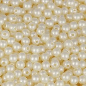 Perola Abs 8mm Pacote 500g Com Furo Perolas Varias Cores