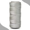 Cordão Encerado 1mm - Fio Cordone Cinza - 100 Metros - Nybc