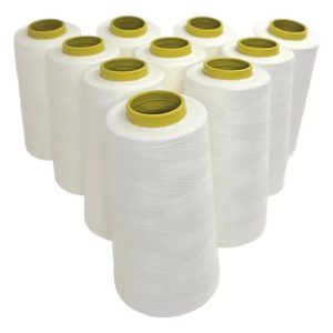 Linha De Costura Reta 120 5000m Kit 10 Unid