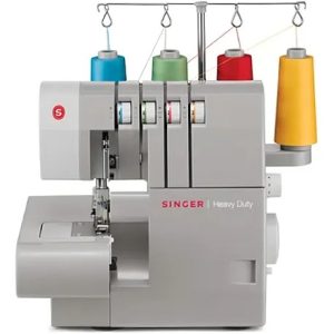 Máquina de costura overlock Singer Heavy Duty 14HD854 portátil - cinza