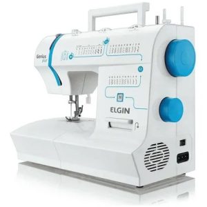 Máquina De Costura Genius Plus Jx-4035 Elgin Cor Branco