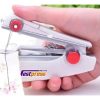 Mini Máquina De Costura Manual Portátil De Mão Cor Branco