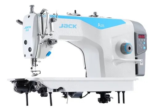 Máquina Costura Reta Jack A2b Completa Direct Drive C/ Corte Cor Branco