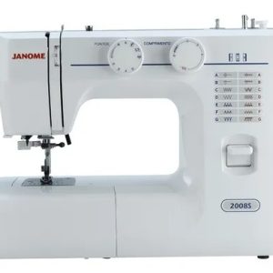 Janome Máquina De Costura 2008 S Completa Cor Branco/Azul