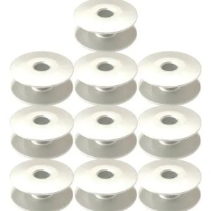 Kit 10 Bobina Carretilha De Alumínio Máquina Reta Industrial