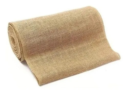 4m - Tecido Juta - Trama Média P9 - Artesanato E Decoração Cor Natural