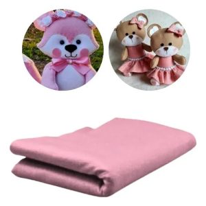 Feltro Liso Cores P Artesanato E Costura Profissional Cor 88 Rosa Poente