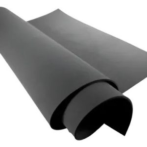 Tecido Neoprene 1m X 1,4m Preto Preto Neoprene 1,5mm
