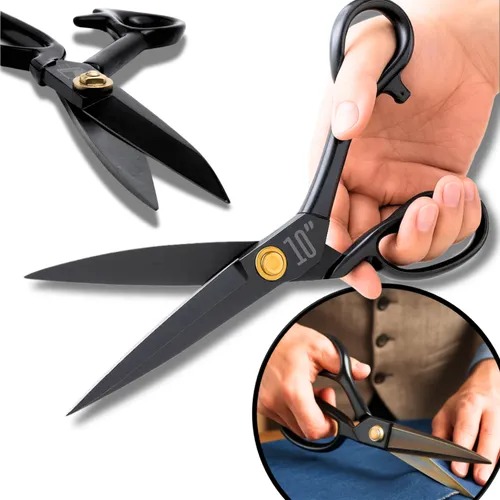 Tesoura Costura Profissional Alfaiate Titanium Tecido N° 10