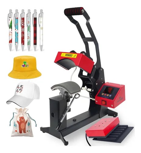 Mecolour Prensa para Bonés vermelho