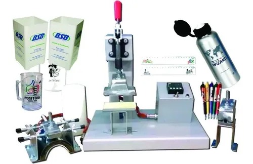 Prensa Térmica 5 Em1 Long Drink, Canecas Transfer Laser