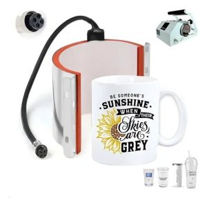 11oz Resistência De Caneca Para Prensa De Sublimação 110v