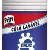Cola Tenaz Pritt Branca Artesanato Líquida Lavável 500g Cor Branco