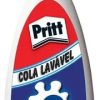 Cola Branca Tenaz Pritt Escolar Líquida Lavável Atóxica 225g