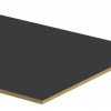 Chapa Mdf Preto 3mm Placa 60cm X 40cm 1 Face Preto