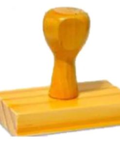 10 Base Carimbos Madeira 70x50mm (somente Carcaça)