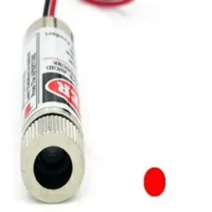 Módulo Laser Formato Ponto - 650nm 5mw 5v Lente Ajustável