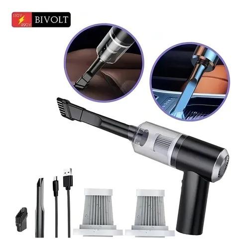 Aspi Portátil Automotivo 100mL preto 120W