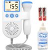Kit Doppler Fetal Sonar Batimentos Bebe Grávida + Pilhas Gel