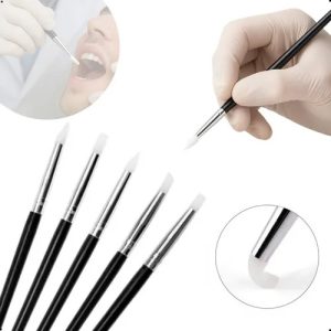 Pincel De Silicone Escultura Dentista Odonto Resina Facetas