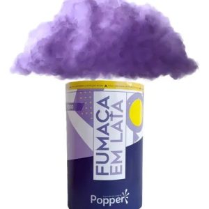 Fumaça De Solo Lata Grande 75mm Torcida Ensaio Fotográfico Cor Lilás