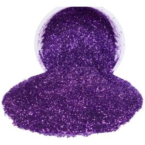 Glitter P/ Parede Purpurina Pó Brilho Decoração Pink 250g Cor Lilás