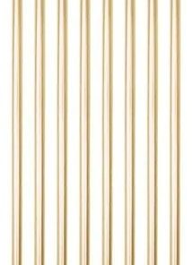 Vela Palito Metalizada Gigante C/ 8 Unidades Silver Festas Cor Dourado