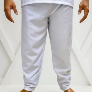 Calça Oxford Sem Bolso Branca Umbanda Candomblé Promoção