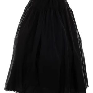 Saia Preta Umbanda Candomblé 3 Metros De Roda Microfibra