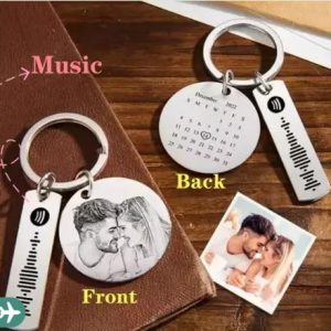 Chaveiro De Aniversário Personalizado Spotify Code Casal Presente De Dia Dos Pais Carro Para Pai Papai Foto Namorados Na