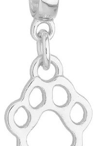 Berloque Pata Patinha Banhado A Prata 925 Premium