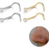 Piercing Nariz Nostril Pedrinha Mini Ponto De Luz