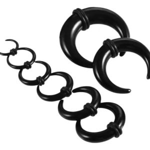 Descrição Kit 12 unidades Alargador Rosca Aço Inox Tamanhos: 3, 4, 5, 6, 7 e 8 mm  Espessura: 3mm ao 8mm Tamanho de Pont