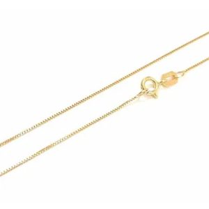 Cordão Corrente Ouro 18k Feminina Veneziana 40cm Gargantilha