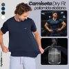 Camiseta Academia Dry Fit Masculina Poliamida Esportiva Uv50