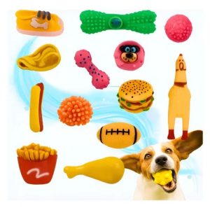 Kit 6 Brinquedos Para Filhote Cachorro Pet Mordedor