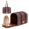 Casa Bolsa Transporte Pet Cão Gato Tamanho M Tela Premium