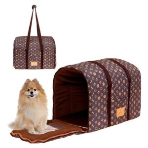 Casa Bolsa Transporte Pet Cão Gato Tamanho M Tela Premium