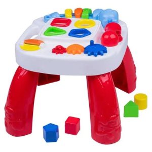 Mesa Infantil Didática Divertida Play Time Vermelha Cotiplás