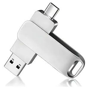 Pen Drive 2 Em 1 Dual Drive Tomate 32gb Usb-a E Usb-c Prata Cor Prateado Lisa