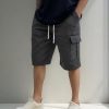 Bermuda Cargo Masculina Skate Larga C/ Elástico Short Adulto