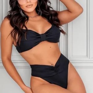 Biquíni Cropped Efeito Lipo Cobre Cicatriz Cintura Alta Bojo