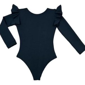 Body Infantil Feminino Blusa Manga Longa Meninas Novidade