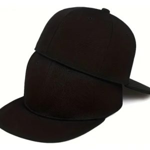 Boné Unissex Hip Hop Com Aba Reta Cor Lisa