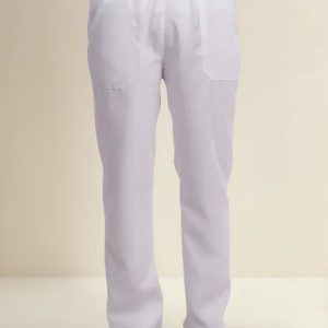 Calça Uniforme Oxford Trabalho Elástico Padaria Açougue