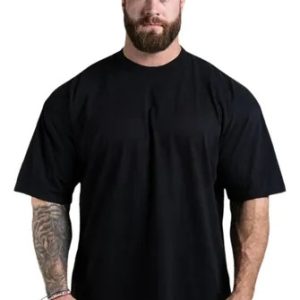 Camiseta Oversized Para Treino E Casual 100% Algodão Premium