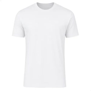 Camiseta Branca Unissex 100% Algodão Premium Camisa Básica