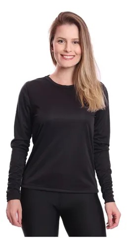 Camiseta Feminina Camisa Térmica Proteção Solar Uv 50 Gold