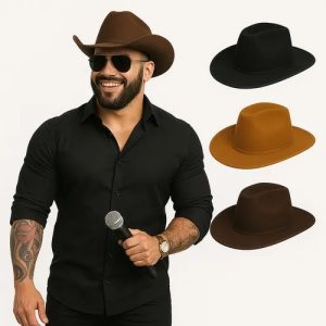 Chapéu Country Gustavo Lima Rodeio Masculino 2025